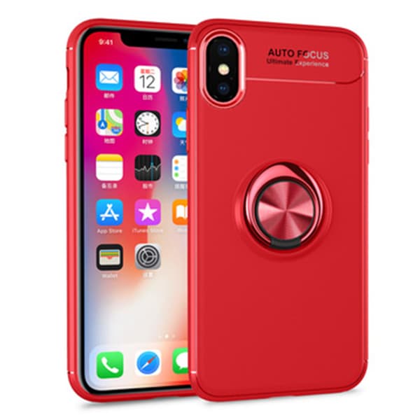 Stilsäkert Skal med Ringhållare - iPhone XS MAX