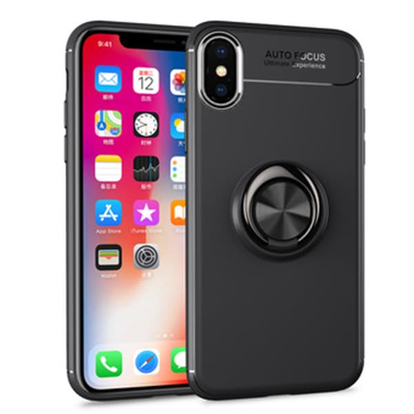 Stilsäkert Skal med Ringhållare - iPhone XS MAX