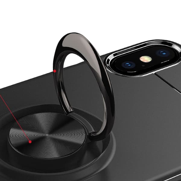 Auto Focus Skal med Ringhållare - iPhone XS MAX