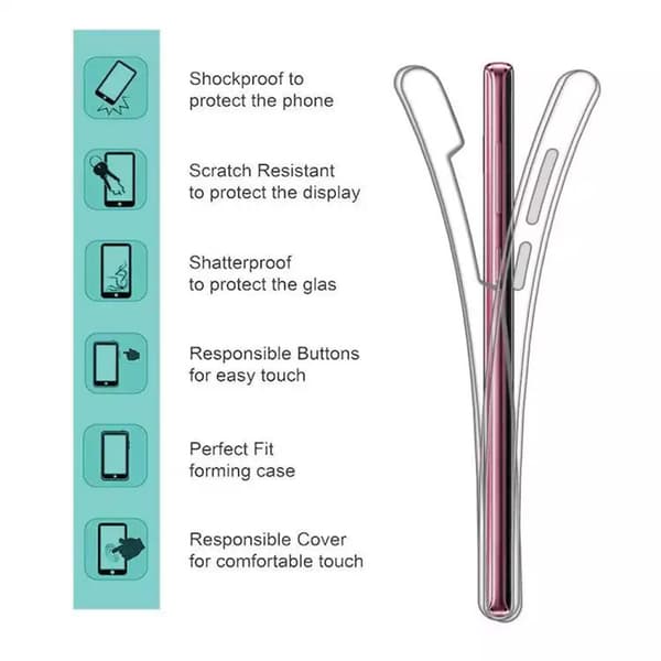 Dubbelt Silikonfodral med Touchfunktion - Samsung Galaxy S10e