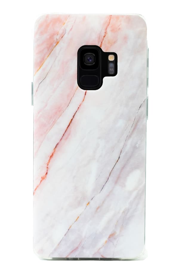 Samsung Galaxy S9 + Mjukt Marmorskal, Flera Färger!