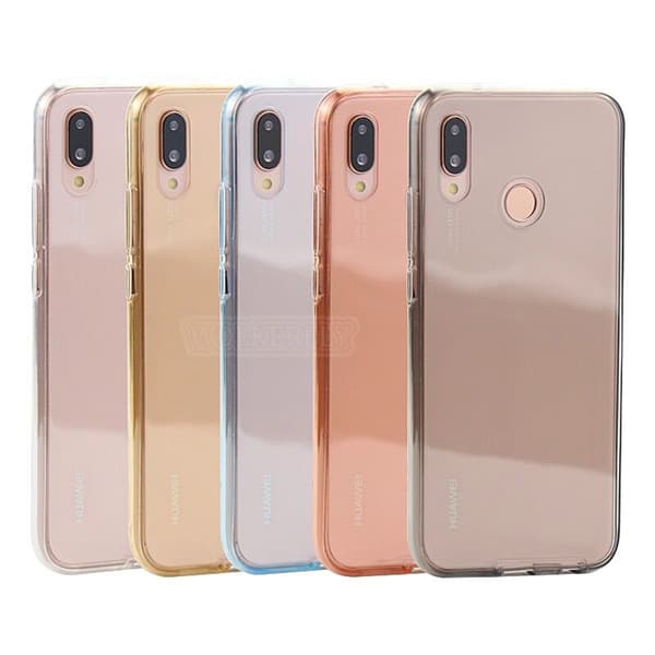 Huawei P Smart 2019 - Dubbelsidigt Silikonskal Svart Svart
