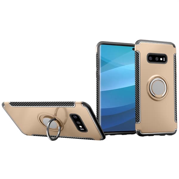 Flovemes Eleganta Skal med Ringhållare - Samsung Galaxy S10+