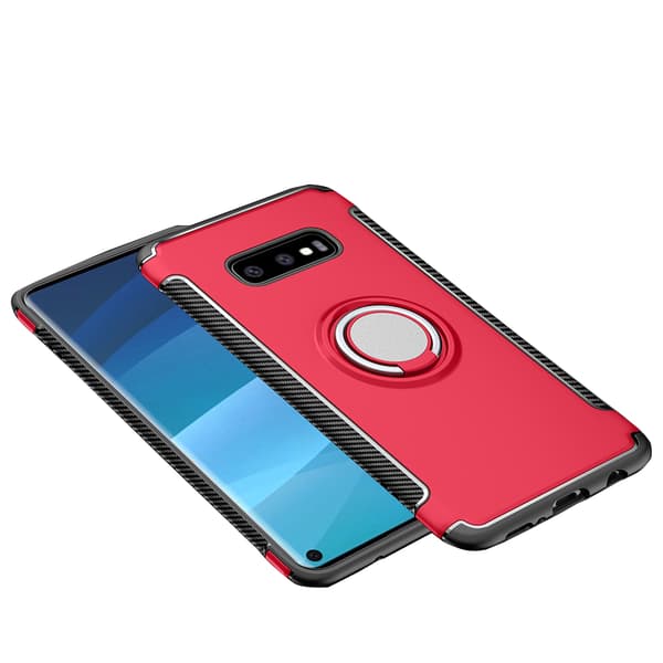 Stilsäkert Skal med Ringhållare - Samsung Galaxy S10