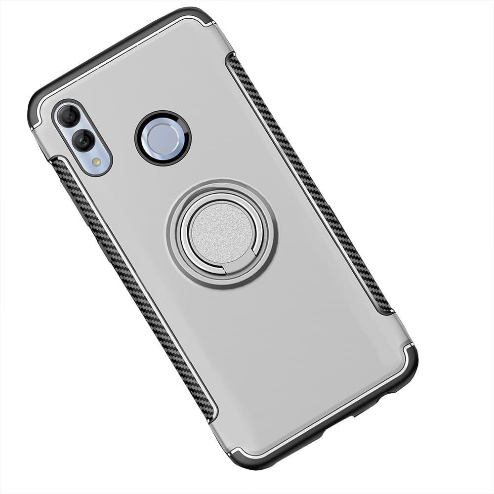 Praktiskt Skal med Ringhållare - Huawei P Smart 2019