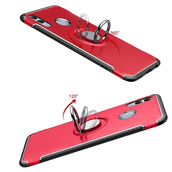 Stilrent Skal (FLOVEME) med Ringhållare - Huawei P Smart 2019