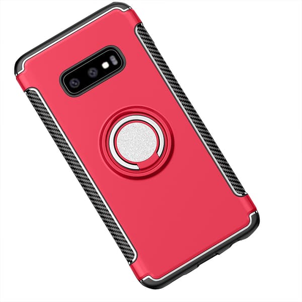 Robust Skyddsskal med Ringhållare till Samsung Galaxy S10