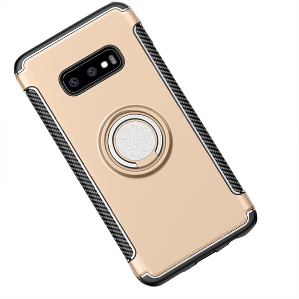 Robust Skyddsskal med Ringhållare till Samsung Galaxy S10