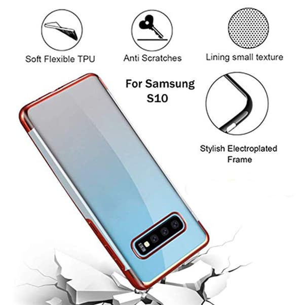 Samsung Galaxy S10 Plus - Electroplated Silikonskal