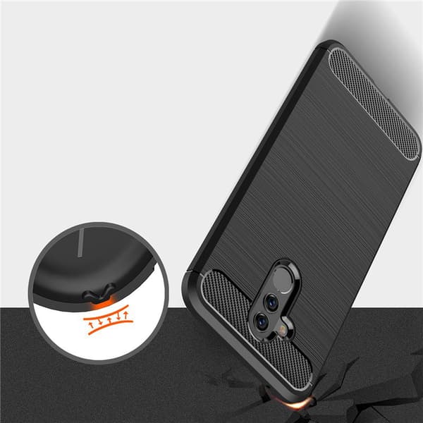 Stöttåligt Armor Carbon TPU-skal Huawei Mate 20 Lite