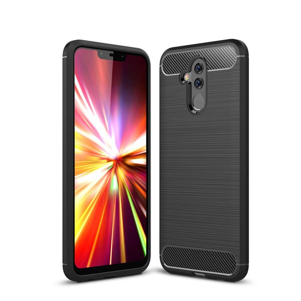 Stöttåligt Armor Carbon TPU-skal Huawei Mate 20 Lite Svart