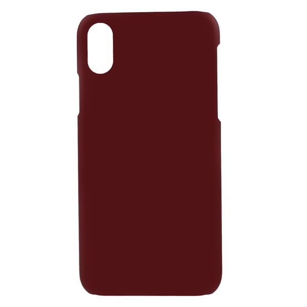 Rubberized Plastic Hard Back Case for iPhone  X / XS