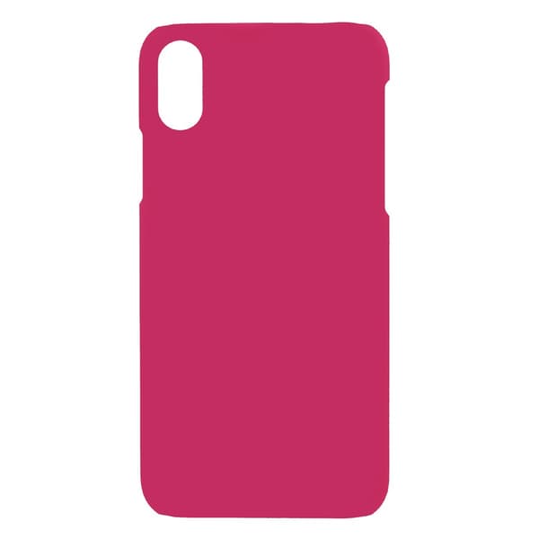 Rubberized Plastic Hard Back Case for iPhone  X / XS