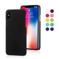 Miniatyrbillede 1 af 11: Rubberized Plastic Hard Back Case for iPhone  X / XS