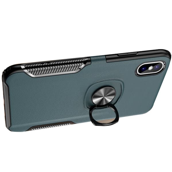 Smart Skal med Ringhållare från LEMAN - iPhone X/XS