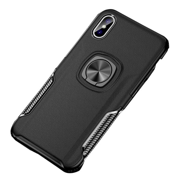 Smart Skal med Ringhållare från LEMAN - iPhone X/XS