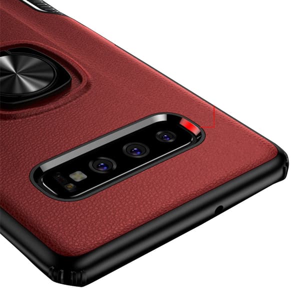 Smart Skal med Ringhållare från LEMAN - Samsung Galaxy S10+