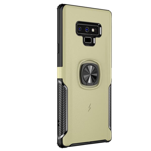 Skal med Ringhållare - Samsung Galaxy Note 9 (LEMAN) Guld Guld