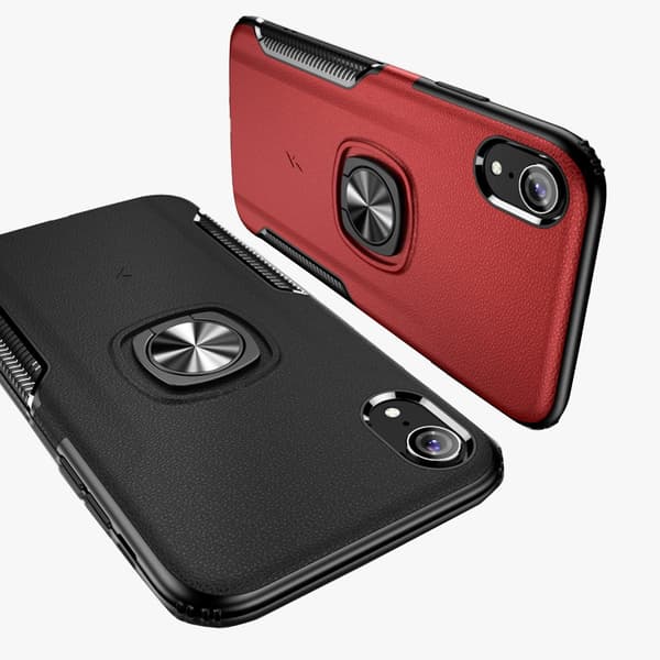 Elegant Leman Skal med Smart Ringhållare - iPhone XR