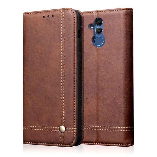 LEMAN Stilrent Plånboksfodral för Huawei Mate 20 Lite