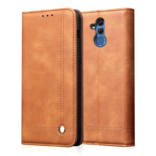 LEMAN Stilrent Plånboksfodral för Huawei Mate 20 Lite