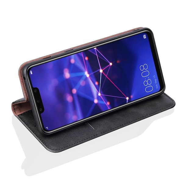 LEMAN Stilrent Plånboksfodral för Huawei Mate 20 Lite