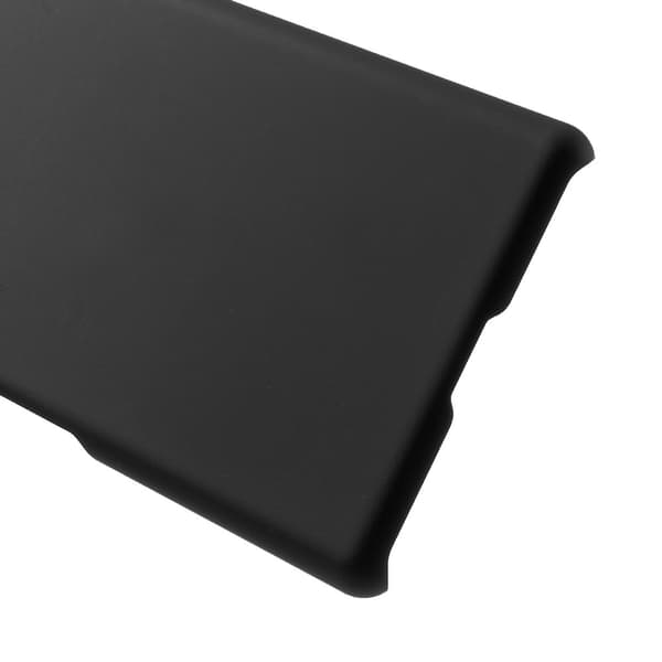 Rubberized Hard Plastic Case for Sony Xperia 10 Plus - Black