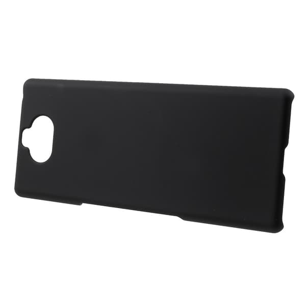 Rubberized Hard Plastic Case for Sony Xperia 10 - Black