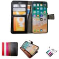 Miniatyrbillede 1 af 11: iPhone Xs Max - PU Leather Wallet Case