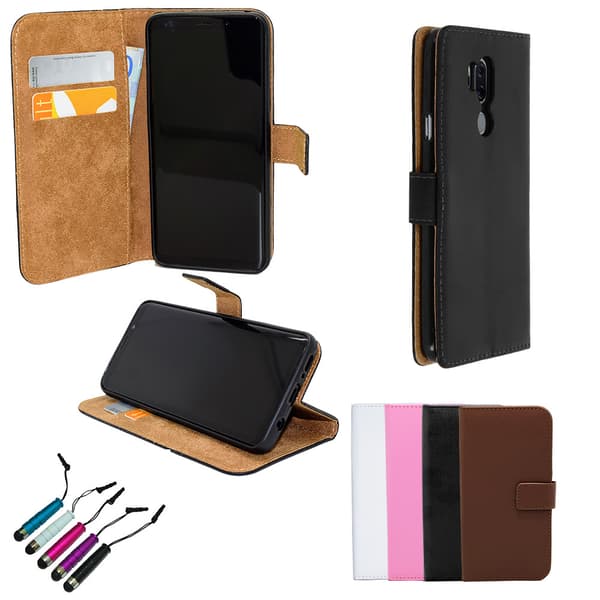 LG G7 ThinQ - PU Leather Wallet Case