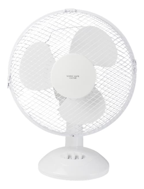 NORDIC HOME CULTURE Skrivbordsfläkt, 230mm, tre hastigheter 20w