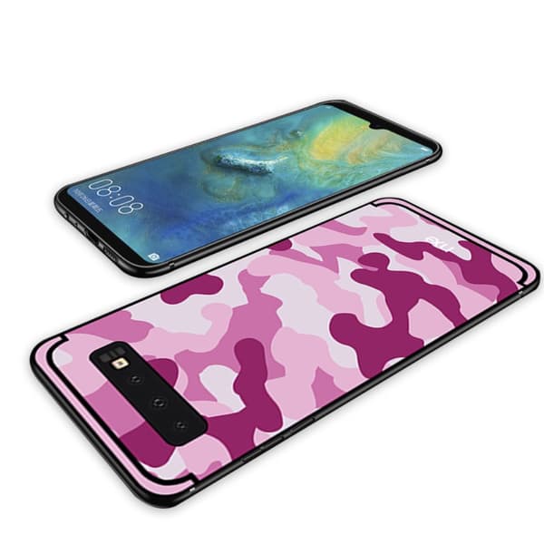 NXE Camouflage Pattern TPU Cover for Samsung Galaxy S10 - Rose
