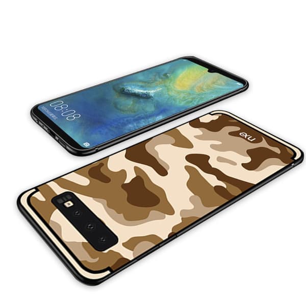 NXE Samsung Galaxy S10e TPU-Skal - Kamouflage - Brun
