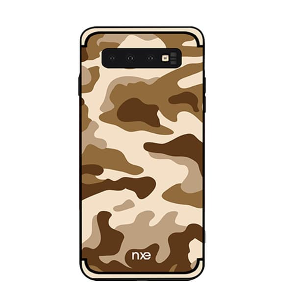 NXE Samsung Galaxy S10e TPU-Skal - Kamouflage - Brun