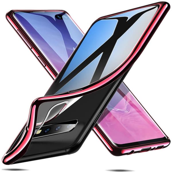 Samsung Galaxy S10 - Flovemes Skyddande Silikonskal Roséguld Roséguld