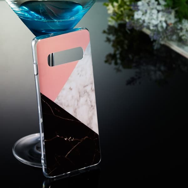 Marble Pattern IMD TPU Soft Back Case for Samsung Galaxy S10 - Style H