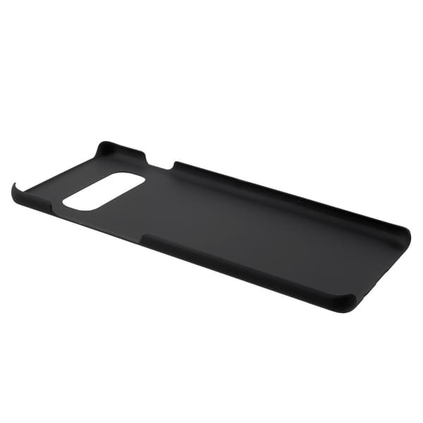 Rubberized Hard Plastic Phone Case for Samsung Galaxy S10 Plus - Black