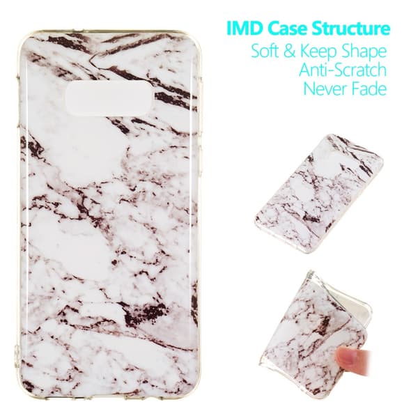 Marble Pattern IMD TPU Soft Back Case for Samsung Galaxy S10e - Style B