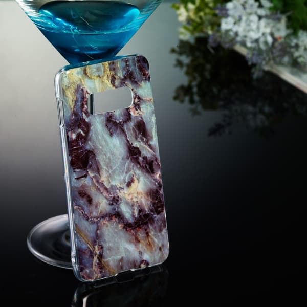 Marble Pattern IMD TPU Soft Back Case for Samsung Galaxy S10e - Style D