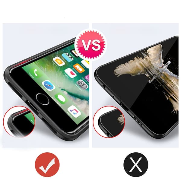 iPhone 8 - Skyddande Skal med Ringhållare (LEMAN)