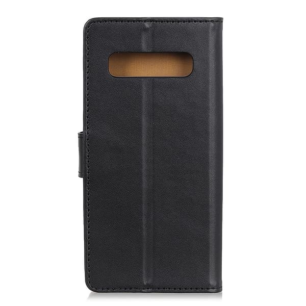 Lompakkoteline nahkainen suojapuhelinkotelo Samsung Galaxy S10 - musta
