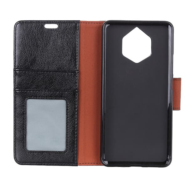 Textured Split Leather Wallet Case Nokia 9 PureView
