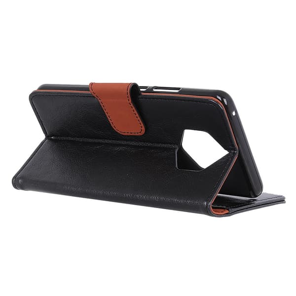 Textured Split Leather Wallet Case Nokia 9 PureView