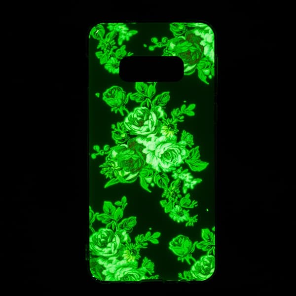 Luminous Glow Pattern Printing TPU Case for Samsung Galaxy S10e - Vivid Flowers