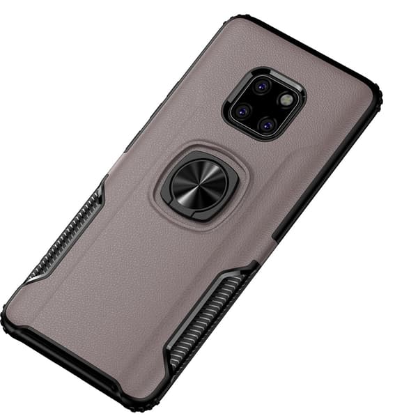 Huawei Mate 20 Pro - Stilrent Skal med Ringhållare Roséguld Roséguld