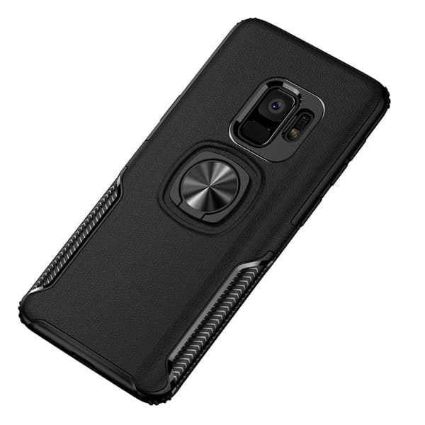 Samsung Galaxy S9 - Skal med Kickstand (LEMAN) Svart
