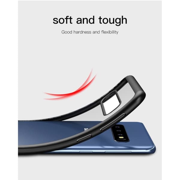 IPAKY Clear Hybrid Case for Samsung Galaxy S10 Plus - Blue