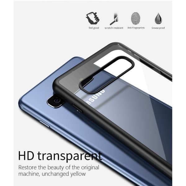IPAKY Clear Hybrid Case for Samsung Galaxy S10 Plus - Blue