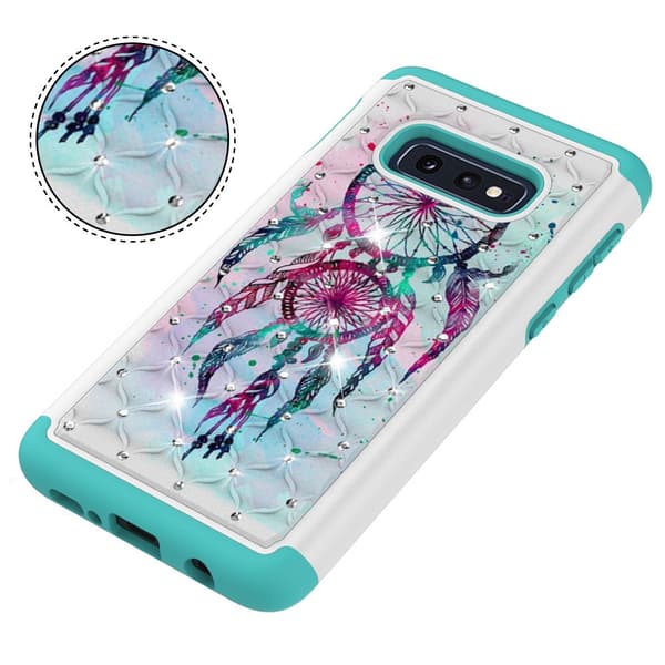 Samsung Galaxy S10e Pattern PC TPU Phone Shell - Mandala Flower