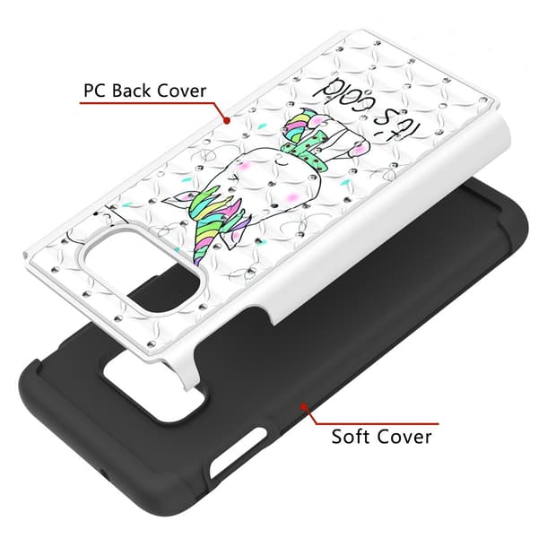 Samsung Galaxy S10e TPU-Skal Armor Extra Tåligt - Unicorn